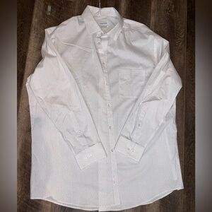 Men’s XL Calvin Klein White Button Down Shirt